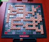 So sieht es aus, wenn Ben Berger und Blanca Groebli gegeneinander spielen: Es bleibt nur ein Buchstabe übrig!