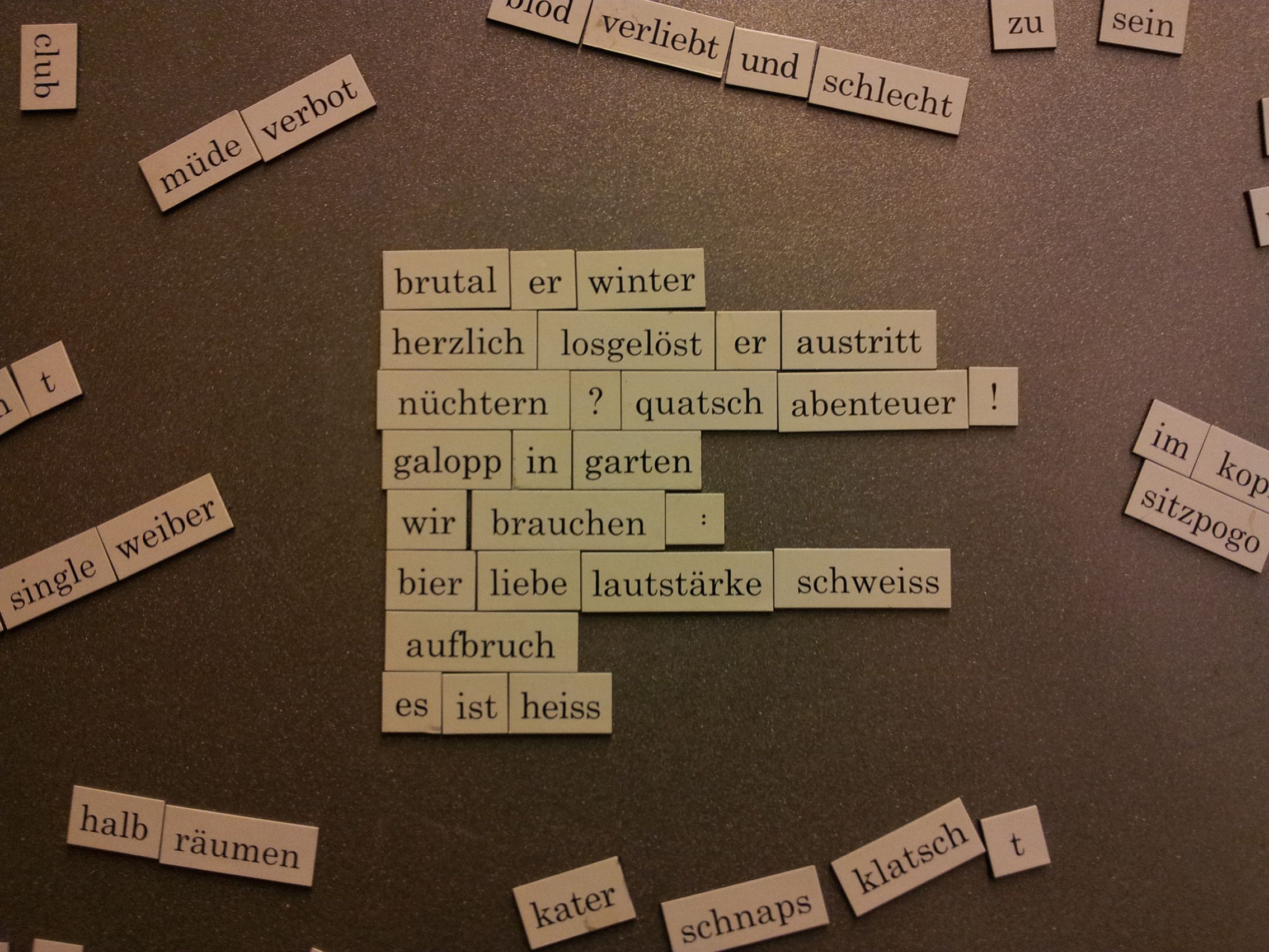 Kühlschrank Poesie Magnete : Gebraucht kühlschrankpoesie kühlschrankmagneten in Kühlschrank Poesie Magnete : Gebraucht kühlschrankpoesie kühlschrankmagneten in