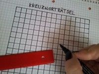 Kreuzworträtsel - leeres Gitter Kreuzworträtsel - leeres Gitter
