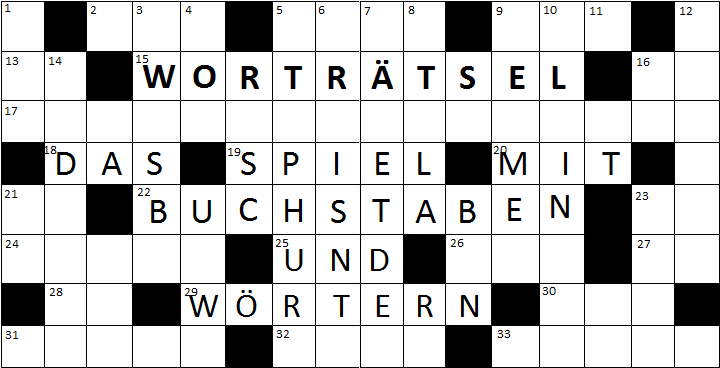 Worträtsel Kreuzworträtsel Worträtsel Kreuzworträtsel