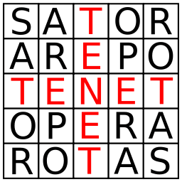 Magisches Palindrom-Quadrat