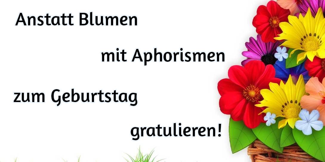 Aphorismen zum Geburtstag