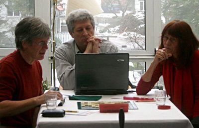 Theo (links) und seine Frau Lea (rechts) beim Externsteine Cup-Finale 2011
