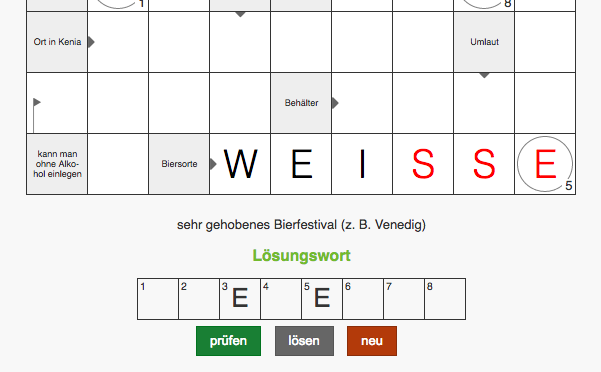 Online Kreuzworträtsel Lösen Online Kreuzworträtsel Lösen