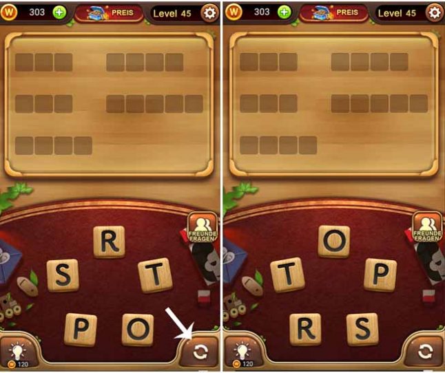 Mischenbutton in der App