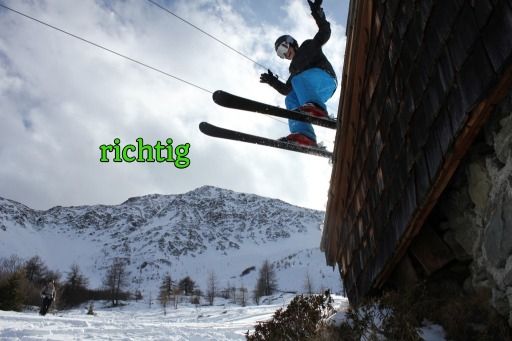 Wintersport Schieffliegen richtig