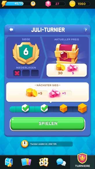 Word domination Turniere