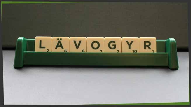 Wörter im Scrabble Lävogyr