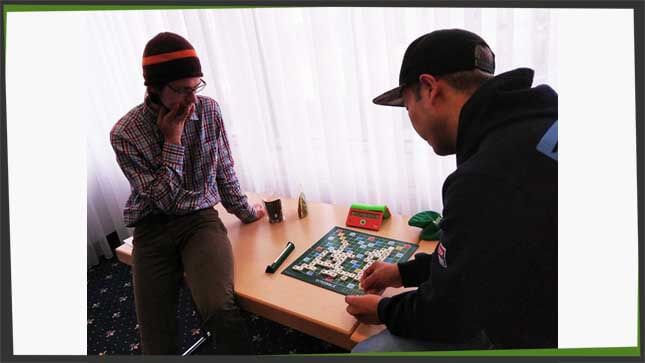 Spielpause und mehr Scrabble