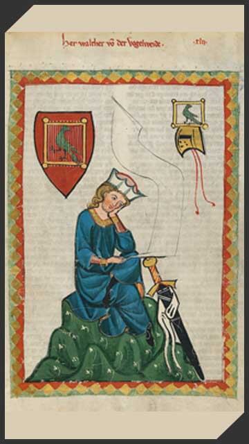 Codex Manesse von Walther von der Vogelweide