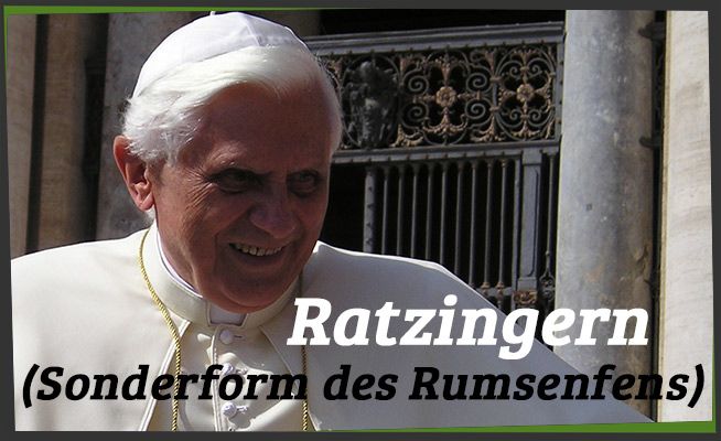 Jugendwörter mit R Ratzingern