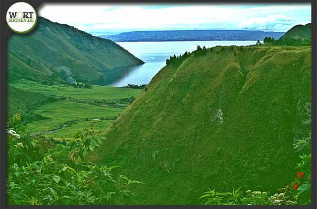 tobasee indonesien kratersee