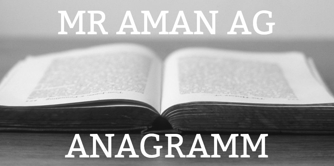 Was ist ein Anagramm?