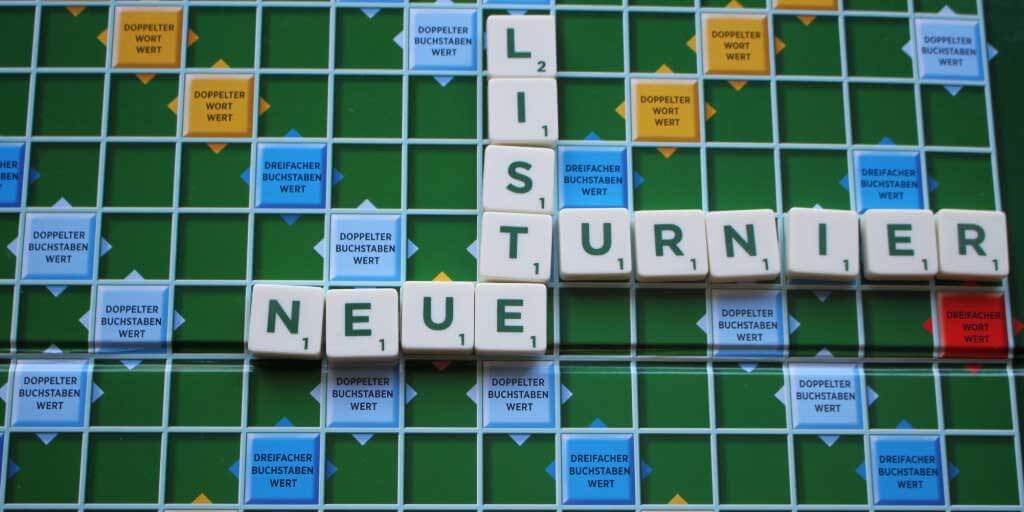 Neue Turnierliste für Scrabble und ORZ